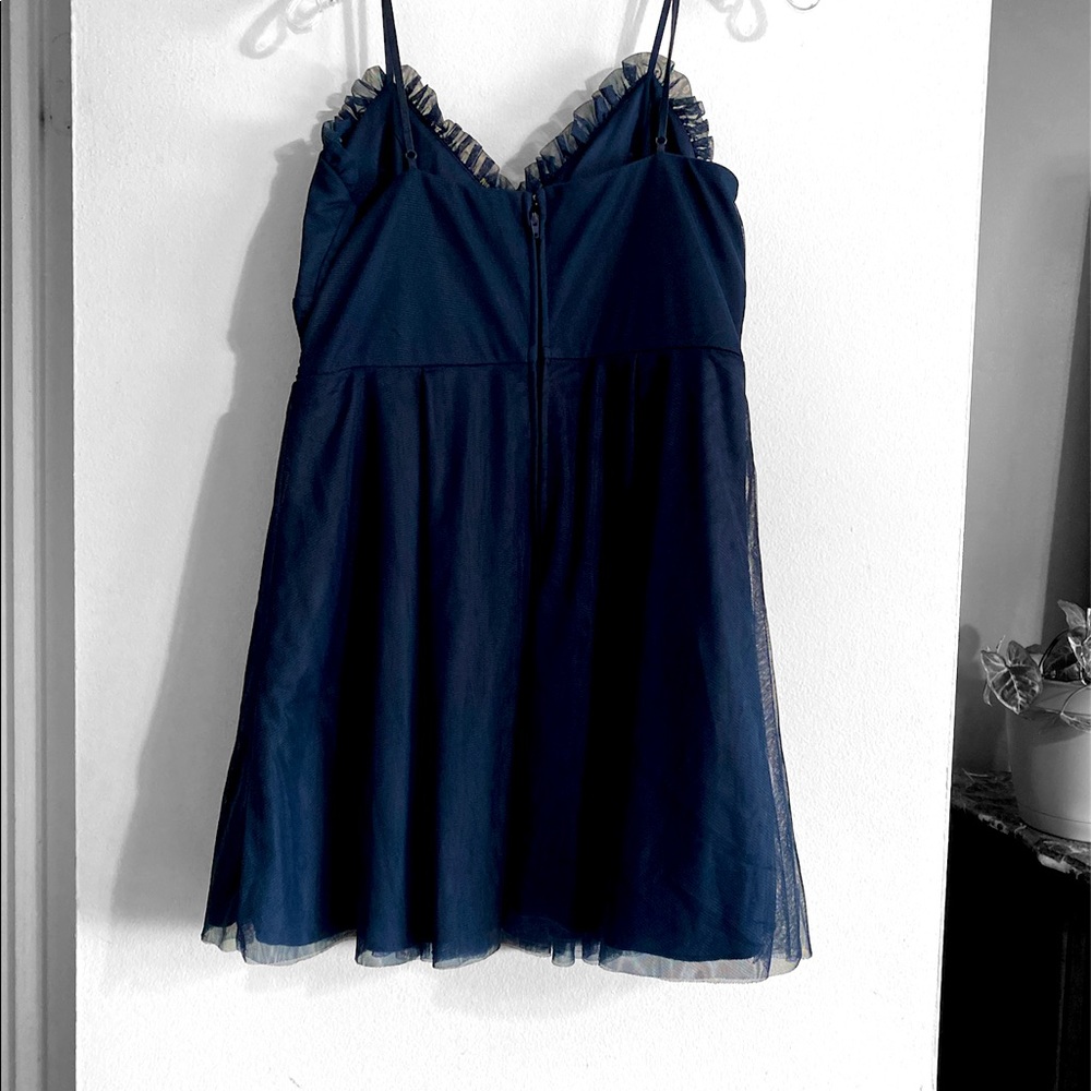 Navy Empire Waist Dress